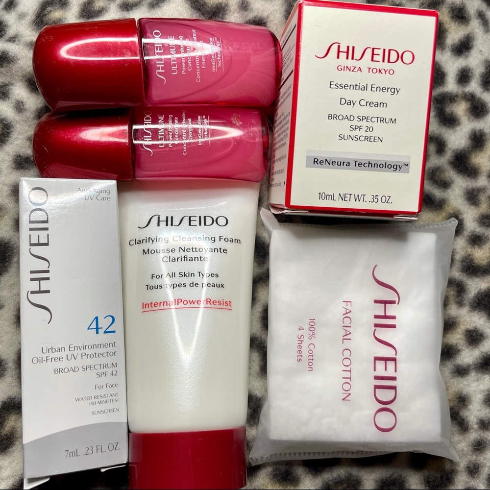 Shiseido Deluxe Samples Travel Set - 6 PCs, sun +